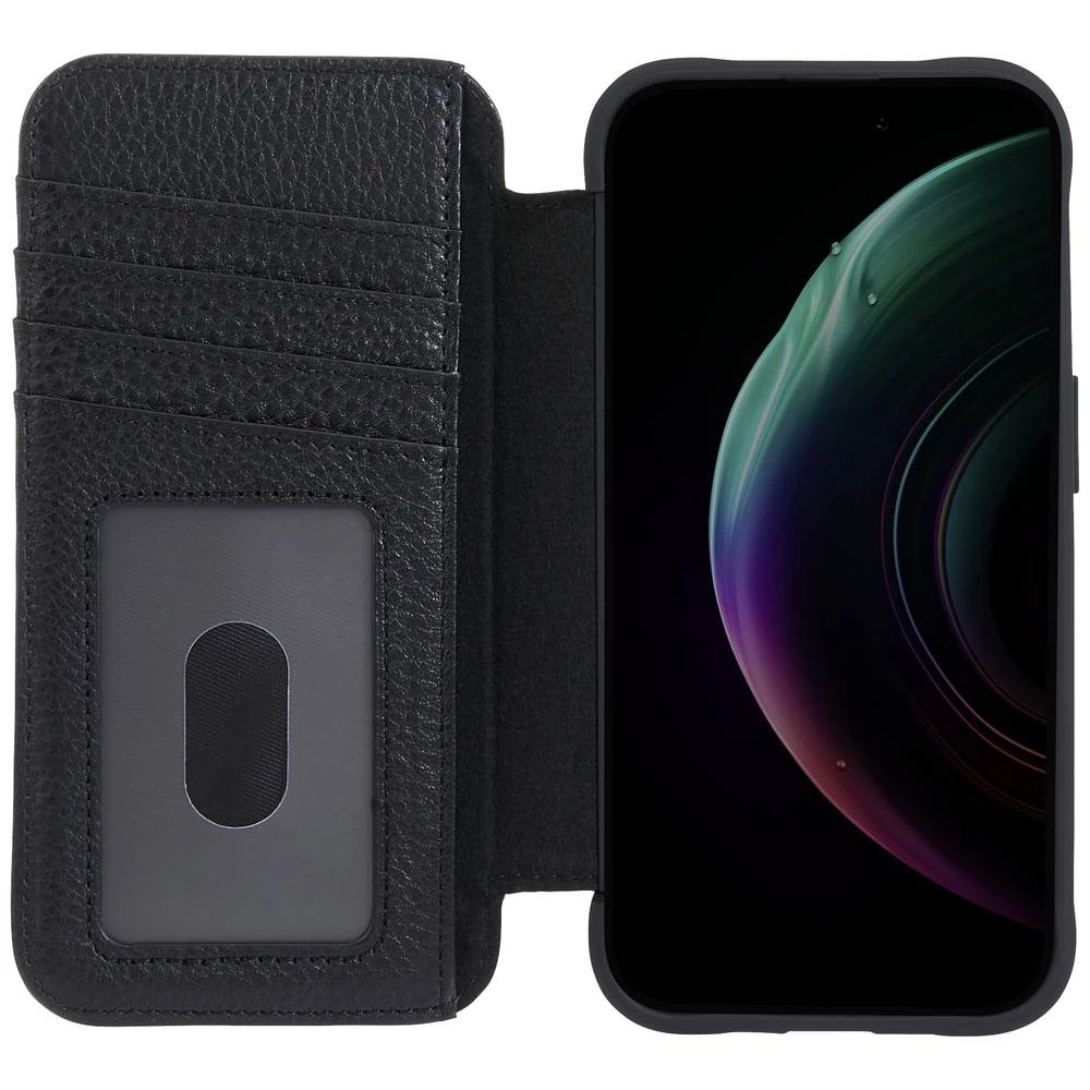 case-mate novčanik od prave kože MagSafe BookCase Apple iPhone 15 Pro crno CASEMATE Wallet MagSafe knjižica Apple iPhone 15 Pro crna slika
