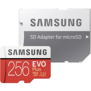 Samsung EVO Plus microsdxc kartica 256 GB Class 10, UHS-I, UHS-Class 3 uklj. sd-adapter slika