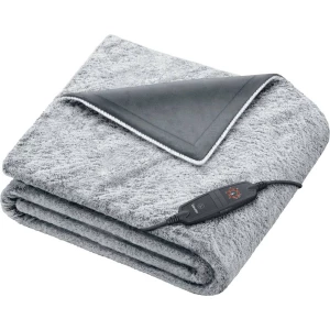 Beurer HD 75 Nordic Grey Green Planet grijaća deka siva slika