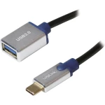 USB 3.1 Adapter [1x USB 3.1 muški konektor AC - 1x Ženski konektor USB 3.0 tipa A] Crna LogiLink