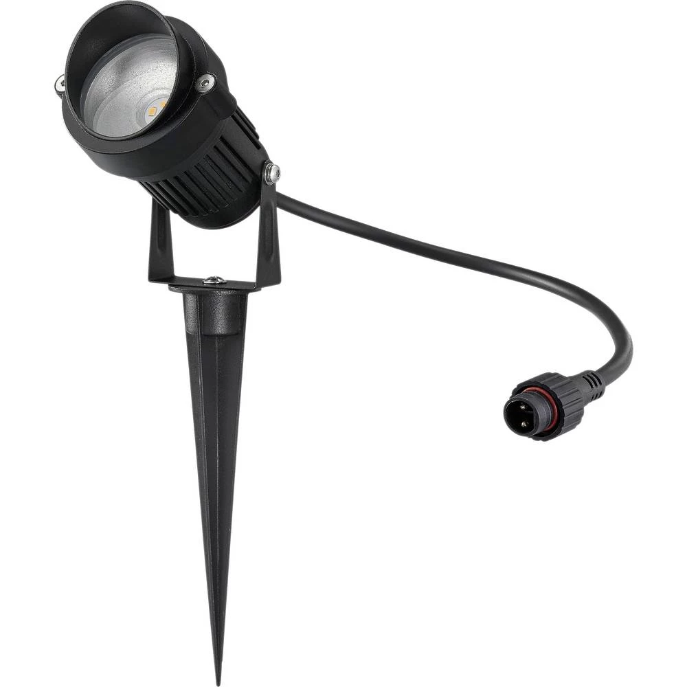 Sygonix SY-6612934 LED vrtna svjetiljka LED LED 1 W crna slika