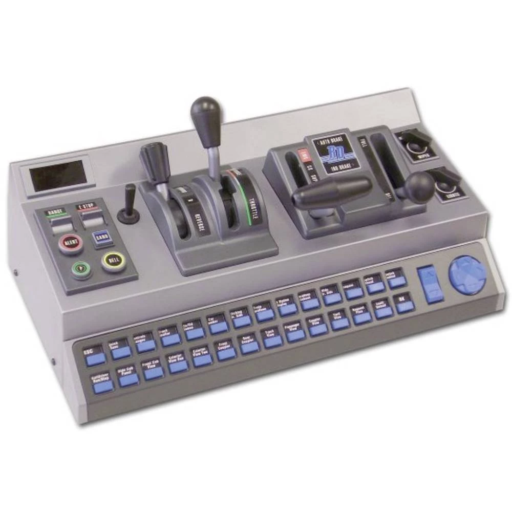 Upravljač za simulator vožnje vlakom Aerosoft Raildriver Desktop USB PC Siva slika