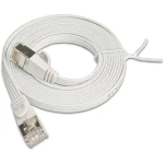 LAN (RJ45) Mreža Priključni kabel CAT 6 U/FTP 1 m Bijela plosnati Slim Wirewin