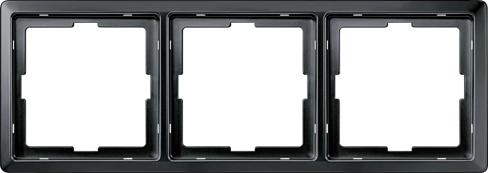 Merten Okvir Poklopac Crno-siva 481369 slika