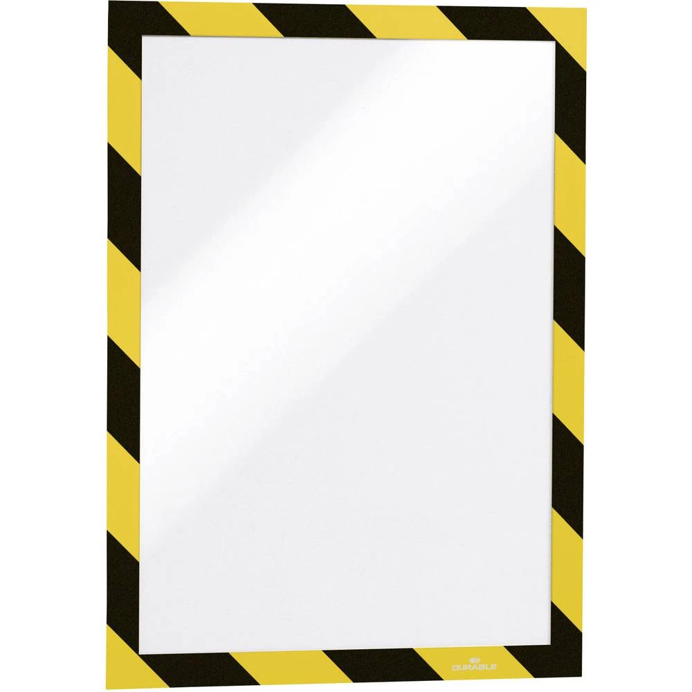 Durable 4944130 Okvir s informacijama, samoljepljiv Crna, Žuta (Š x V) 323 mm x 236 mm slika
