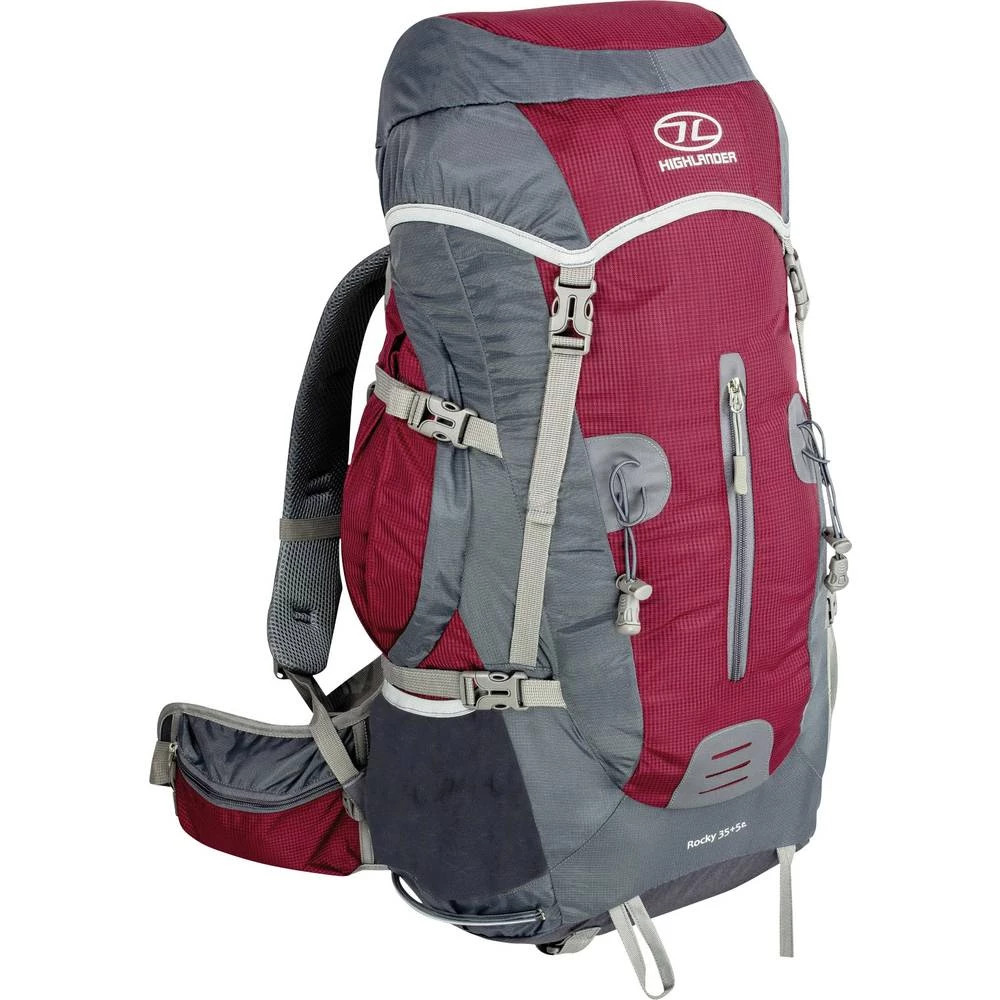 Ruksak Rocky RUC211-RD Highlander 40 l (Š x V x Db) 330 x 650 x 200 mm crvena/siva slika