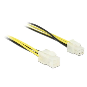 Delock struja priključni kabel 0.3 m crna, bijela, žuta slika