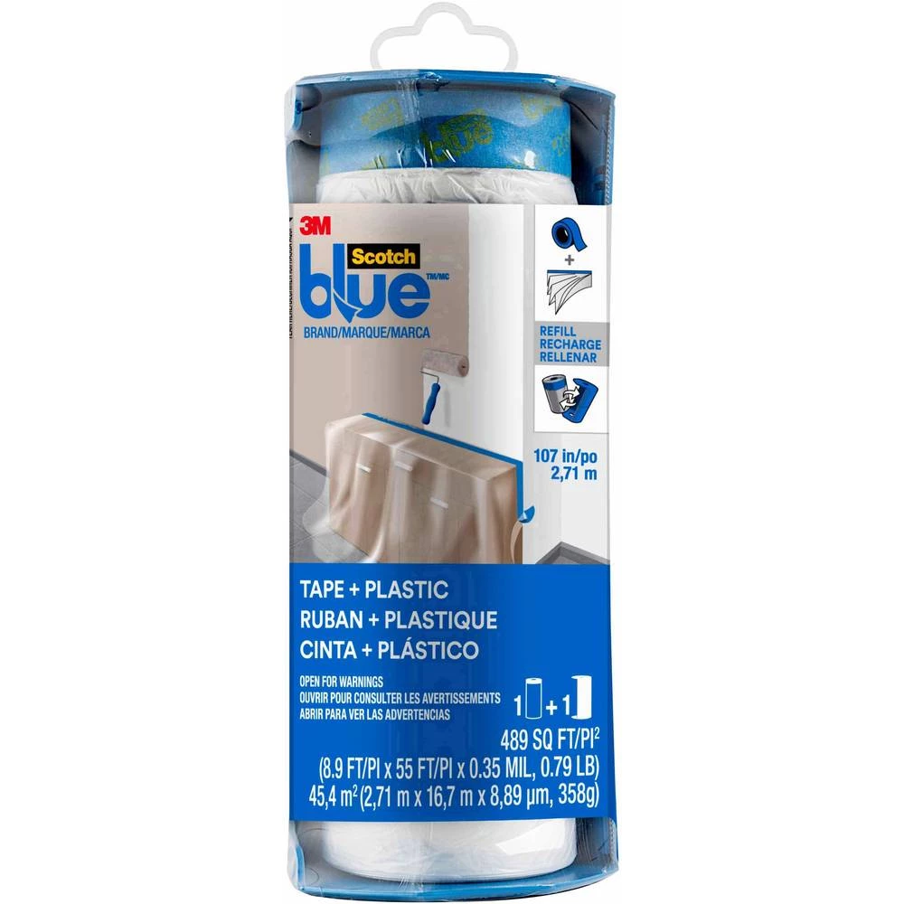 Samoljepljiva folija ScotchBlue&trade; Plava (D x Š) 17 m x 2.7 m 3M PTD2093EL-107 1 Role slika
