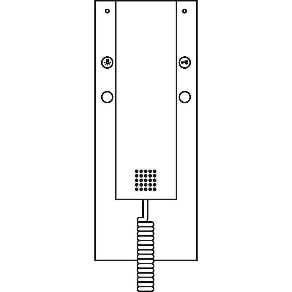 Siedle 200019450-00 pribor portafona za vrata pribor za montažu slika