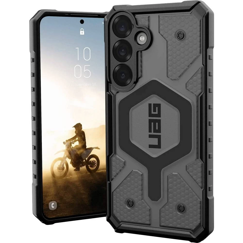 Urban Armor Gear Pathfinder vanjska torbica za mobilni telefon Samsung Galaxy S25+ siva, prozirna induktivno punjenje, o slika