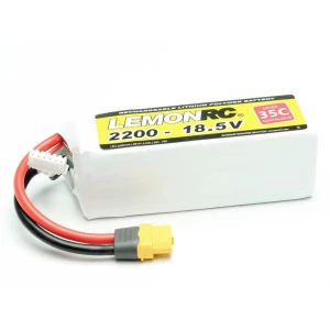 LemonRC lipo akumulatorski paket za modele 18.5 V 2200 mAh Broj ćelija: 5 35 C softcase XT60 slika