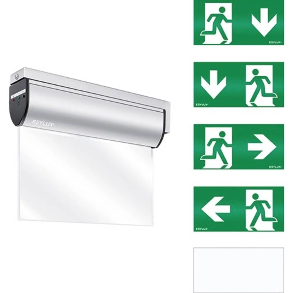 ESYLUX EN10031632 osvjetljenje za izlaz u nuždi  montaža na zidnu konzolu prema gore, lijevo, desno, prema dolje slika