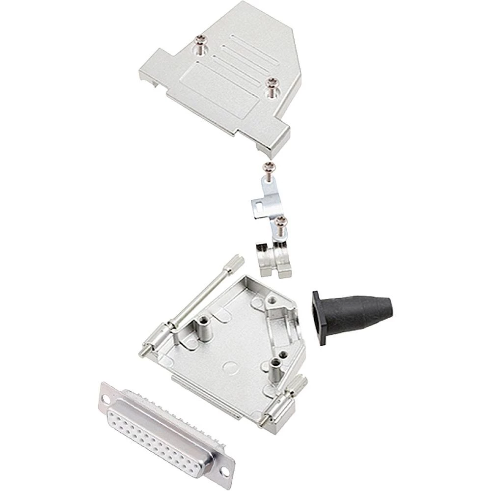 Višestruki ženski konektor D-SUB komplet 45 ° Broj polova: 37 Lemni kup encitech DTSL37-LJSRG-S-DMS-W-K 1 ST slika