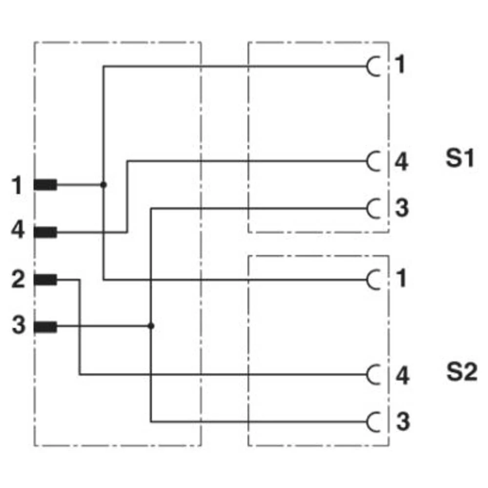 Priključni kabel za senzor/aktivator 0.60 m Broj polova: 3 Phoenix Contact 1671386 SAC-3P-M12Y/2X0,6-PUR/M 8FR 1 ST slika