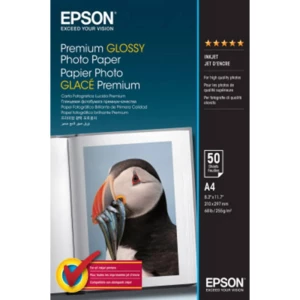 Foto papir Epson Premium Glossy Photo Paper C13S041624 255 gm² 50 Stranica Visoki sjaj slika