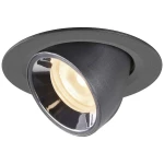 SLV NUMINOS GIMBLE XS 1005818 LED ugradna svjetiljka    toplo bijela crna