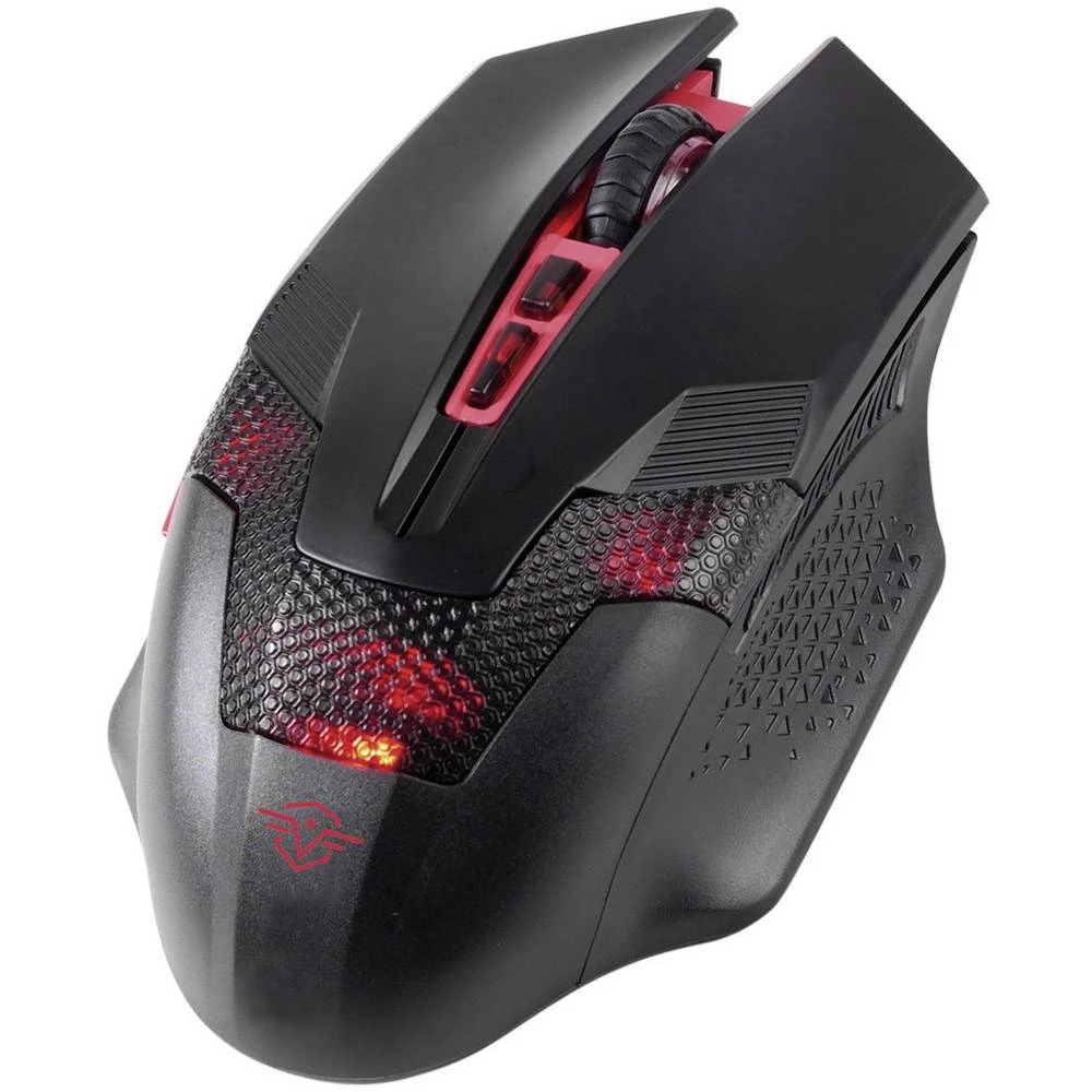 Vivanco IT-MS G2 USB gaming miš Optički Crno-crvena slika