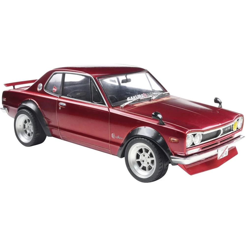 Solido model automobila Nissan Skyline (C10) HAKOSUKA crvena gotovi model model automobila slika
