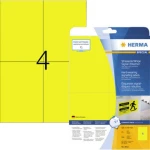 Herma 8032 Etikete (A4) 105 x 148 mm Žuta 100 ST Ekstra jako prianjanje Vrsta naljepnice