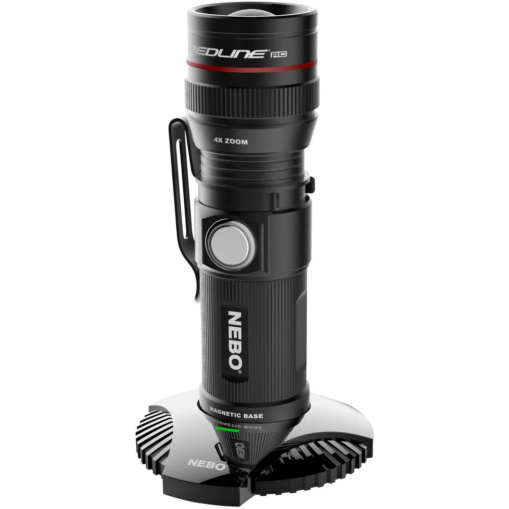 LED Džepna svjetiljka Nebo Magdoc 320 Redline pogon na punjivu bateriju 320 lm 94 g Crna slika