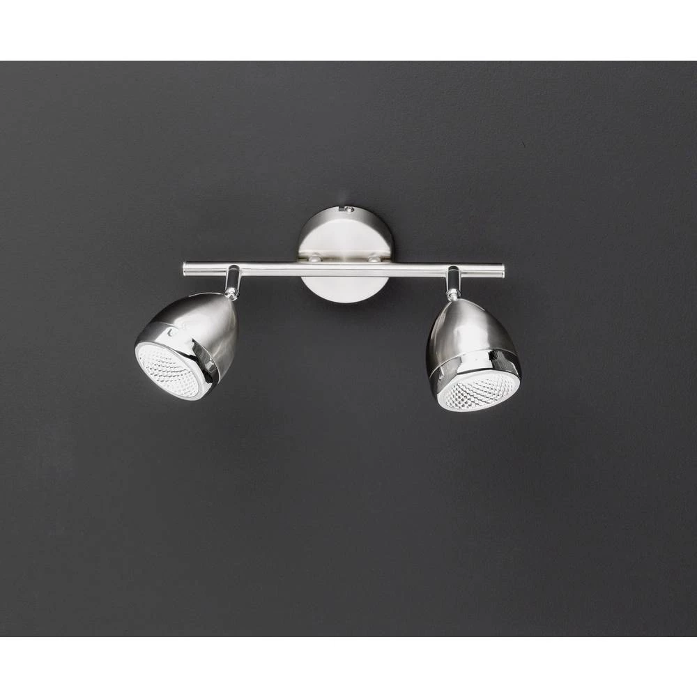 LED stropni reflektor 10 W Toplo-bijela ACTION Oak 785302640000 Nikal (mat) slika