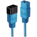 LINDY struja produžetak [1x ženski konektor iec c19, 16 a - 1x muški konektor iec, c20] 3 m plava boja