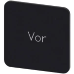 Siemens 3SU1900-0AF16-0AF0 ploča za natpise kvadratan (Š x V) 22 mm x 22 mm ispred crna, bijela 10 St.