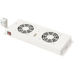 19 " 2 x Ventilator za mrežni ormar 1 U Digitus DN-19 FAN-2-HO Svijetlosiva (RAL 7035)