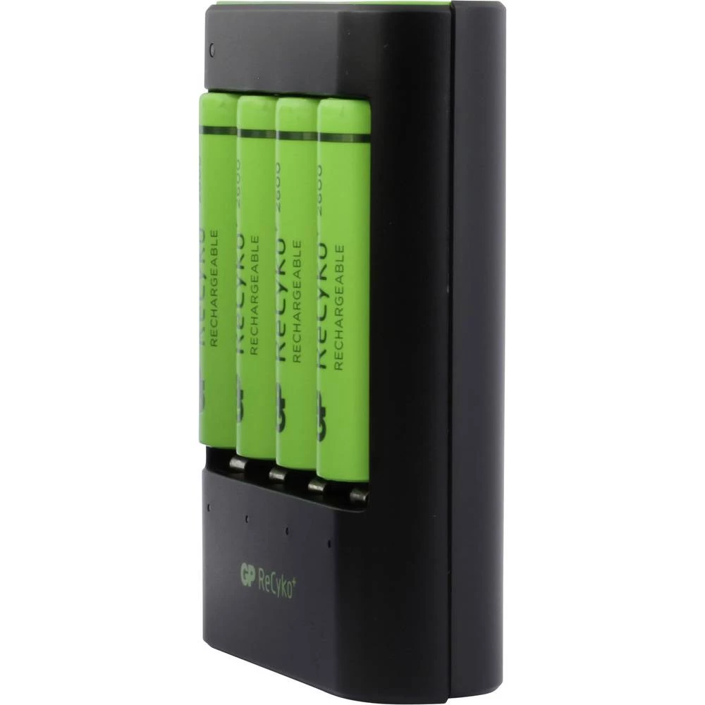 GP Batteries U421 Nikalj-metal-hidridni Mignon (AA), Micro (AAA) Punjač okruglih stanica Uklj. akumulator slika