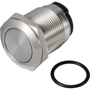 TRU COMPONENTS ONPOW6319F-10/Q/S tipkalo 36 V DC/AC 2 A 1 x off/(on) IP65 s povratom  1 St. slika