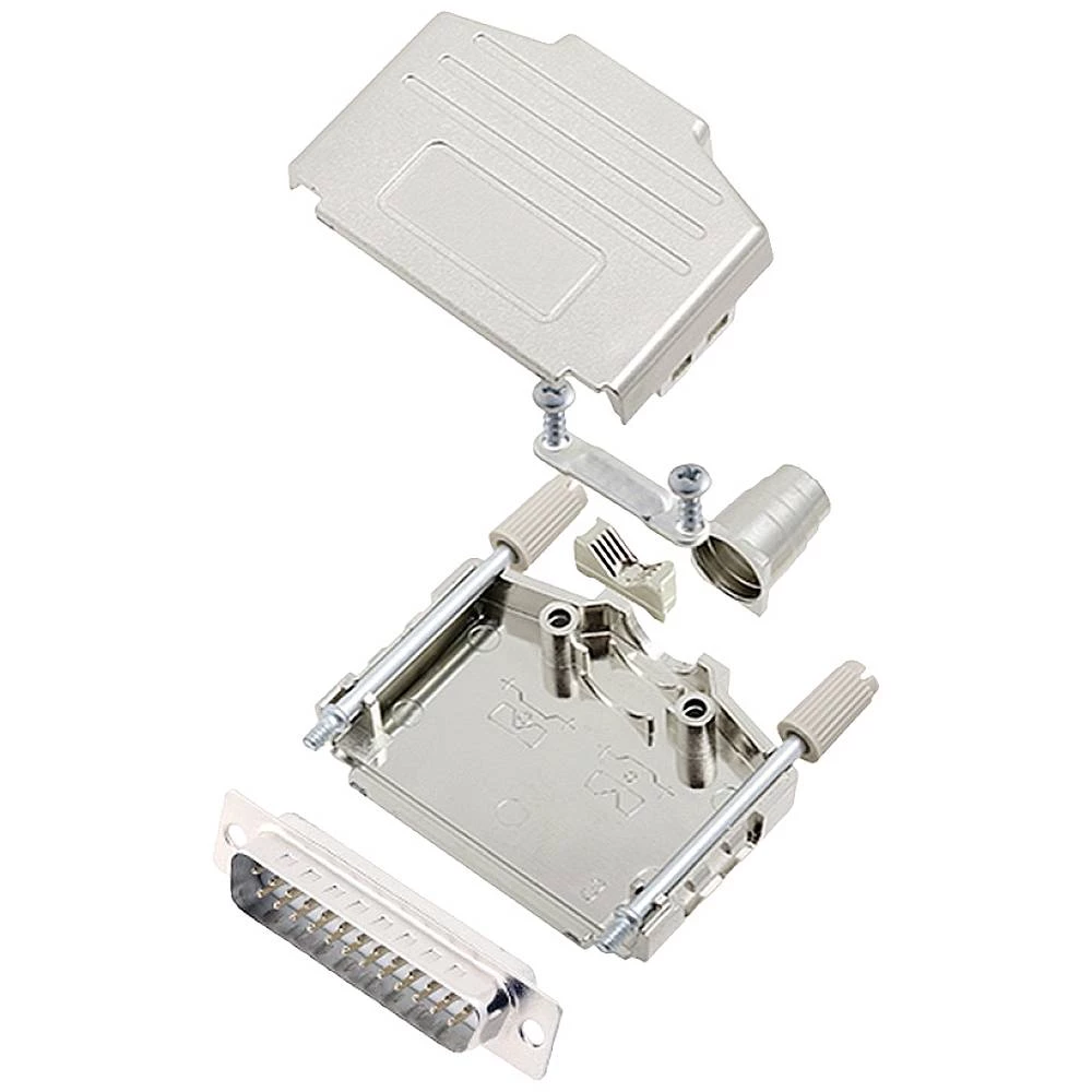 Komplet D-SUB pinskih konektora 180 ° Broj polova: 25 Lemni kup encitech DPPK25-M-DMP-W-K 1 ST slika