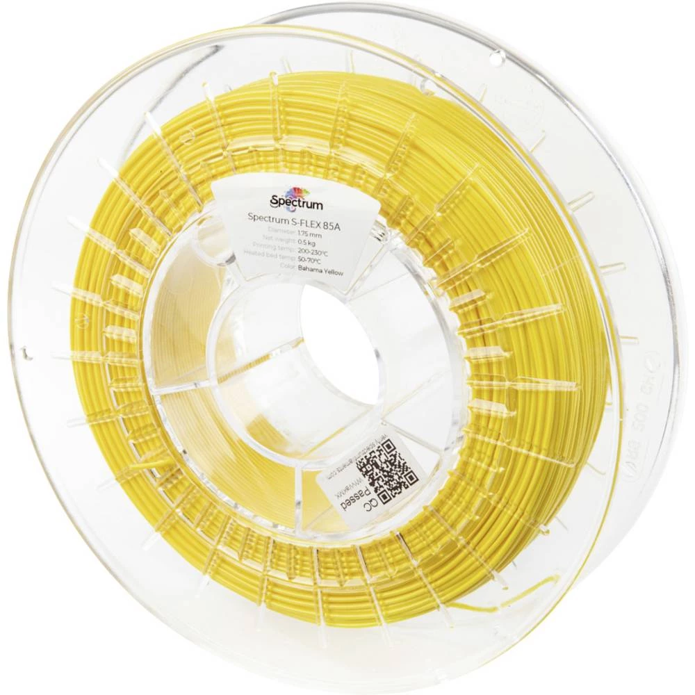 Spectrum Filaments 80572 S-Flex 85A 3D pisač filament fleksibilni filament fleksibilan, kemijski otporan, otporan na uda slika