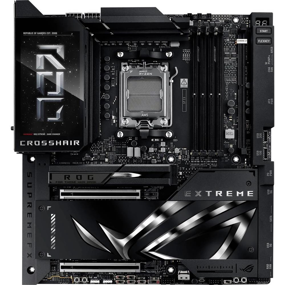 Asus MB ASUS ROG CROSSHAIR X870E EXTREME matična ploča Baza #####AMD AM5 Faktor oblika (detalji) E-ATX Set čipova matičn slika