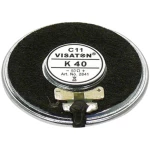Visaton K 40 - 50 Ohm 1.6 palac 4 cm minijaturni zvučnik 1 W 50 Ω crna plastična membrana