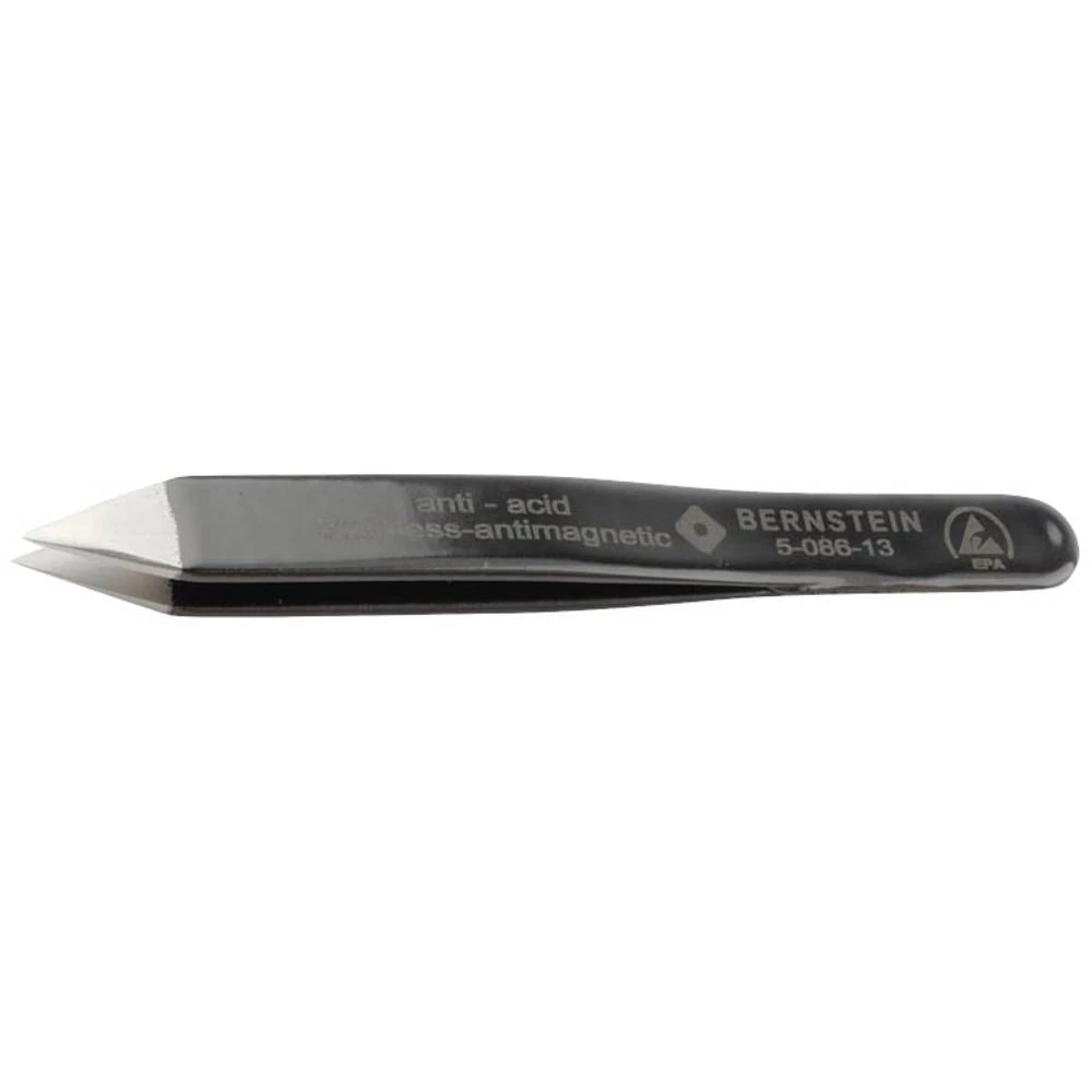 <br>  Bernstein Tools<br>  5-086-13<br>  esd<br>  pinceta<br>  <br>  H<br>  plosnat-širok<br>  90 mm<br> slika