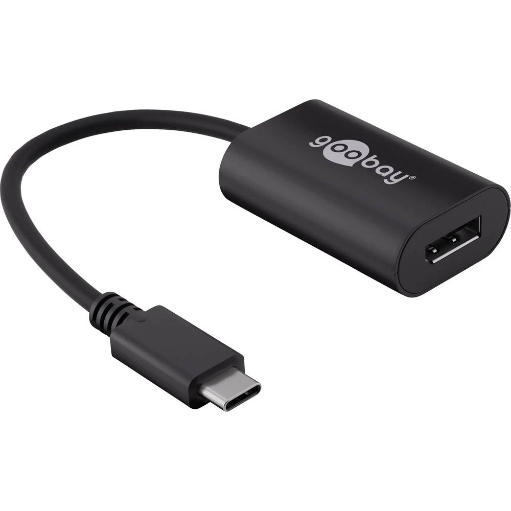USB / DisplayPort Adapter [1x Muški konektor USB-C&trade; - 1x Ženski konektor DisplayPort] Crna Goobay slika