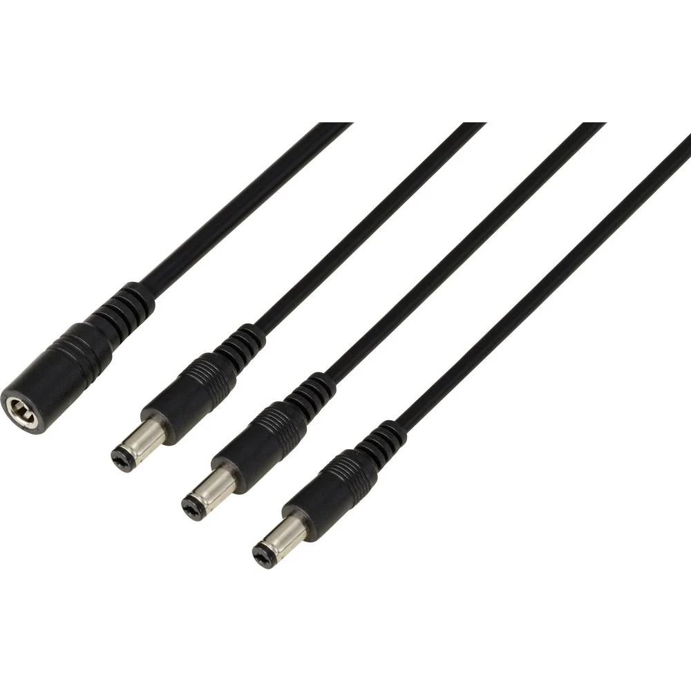 TRU COMPONENTS TC-13232708 DC utični konektor utičnica - utikač 5.5 mm 2.1 mm 41.2 cm 1 St. slika