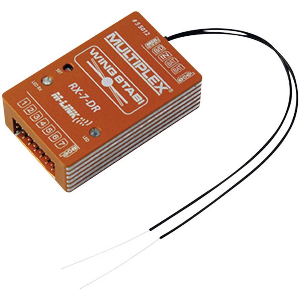 7-kanalni Površinski žiroskopsk Multiplex Wingstabi 7 DR M-LINK Uklj. prijemnik slika