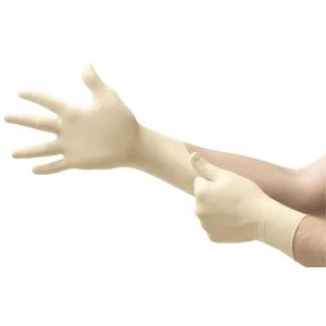 Ansell MICROFLEX® 63864080 100 St. prirodni lateks rukavice za jednokratnu upotrebu Veličina (Rukavice): 8 EN 421:2010, EN 420-2003, EN 374-5, EC 1935/2004,... slika