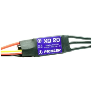 Pichler XQ+ 20 Slim regulator leta za brushless modele aviona Opteretivost (maks. A): 30 A slika