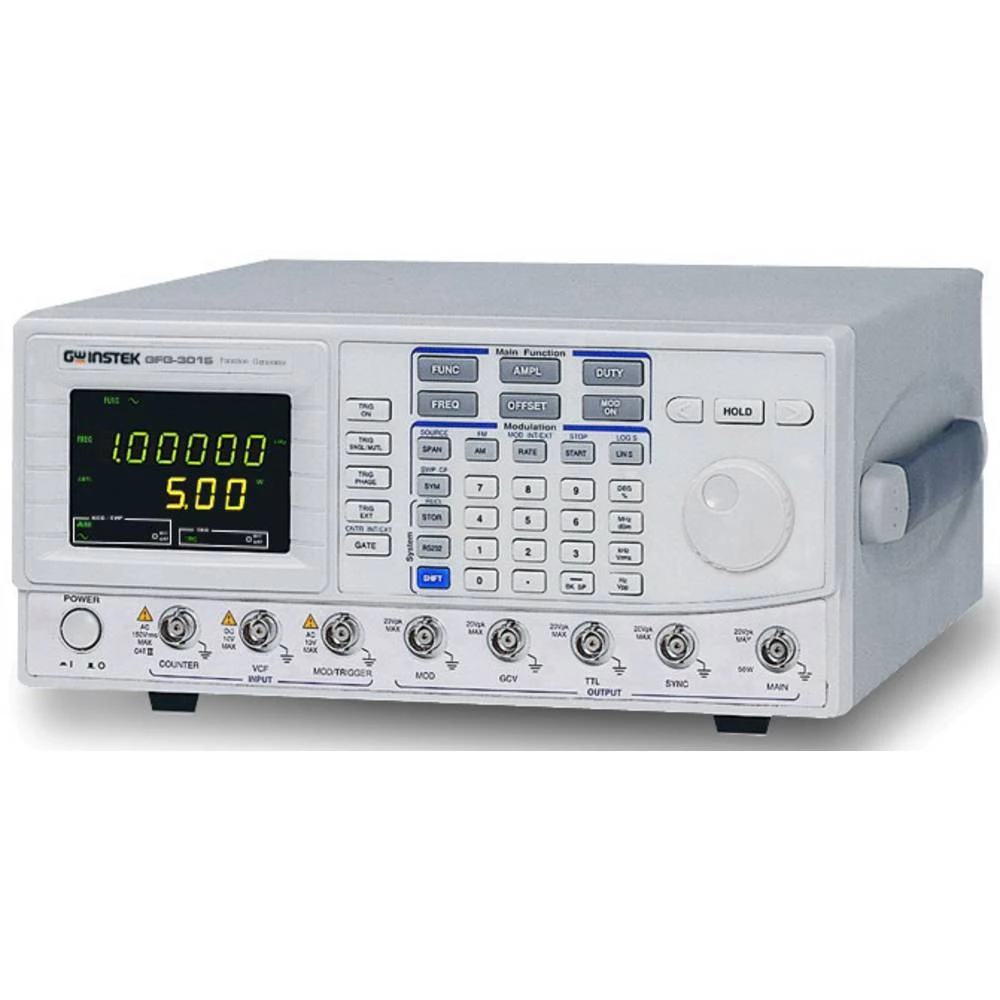 GW Instek GFG-3015 Funkcijski generator na struju 1-kanalni Trokut, Pravokutnik, Sinusni val , TTL Tvornički standard (vlastiti) slika
