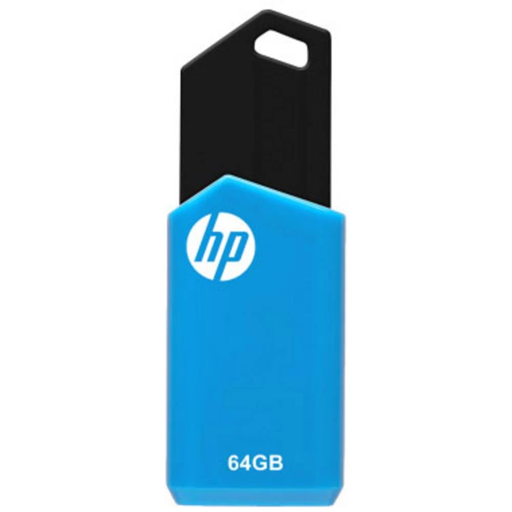 HP    v150w    USB stick    64 GB    crna, plava boja    HPFD150W-64    USB 2.0 slika
