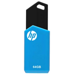 HP    v150w    USB stick    64 GB    crna, plava boja    HPFD150W-64    USB 2.0 slika