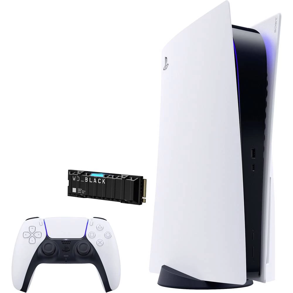 Sony konzola Playstation® 5 Standard Edition 2 TB crna, bijela slika