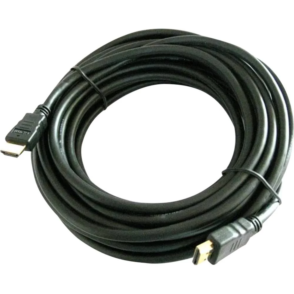 REEKIN HDMI priključni kabel HDMI A utikač 7.50 m crna 65414 HDMI kabel slika
