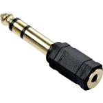 LINDY 35620  utičnica audio adapter [1x 6,3 mm banana utikač - 1x priključna doza za 3,5 mm banana utikač] crna