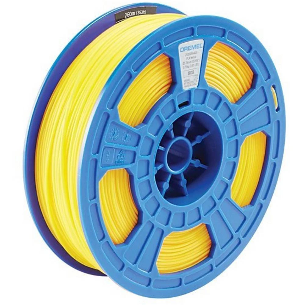 Dremel 2615PL08JA DR 3D PLA Filament D08 gelb RFID 3D pisač filament pla 1.75 mm žuta 750 g slika
