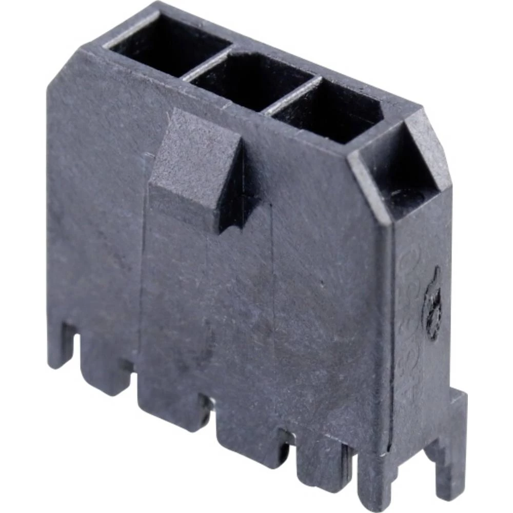 Molex 436500315 Micro-Fit 3.0 Vertical Header, 3.00mm Pitch, Single Row, 3 Circuits, with PCB Polarizing Peg, Tin, Glow-W slika
