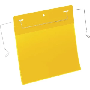 Durable 175204 žičana vrećica žuta (Š x V) 210 mm x 148 mm din a5 poprečan slika