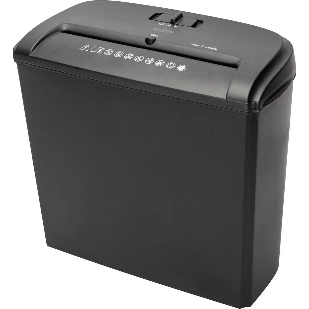 Uništavač dokumenata ednet X5 Rezanje na komade 4 x 40 mm 10 l Broj stranica (maks.): 5 Razina sigurnosti (uništavanje datoteka) slika